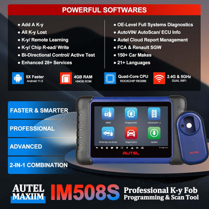 Autel MaxiIM IM508S Diagnostic Tool – 40+ Services & IMMO