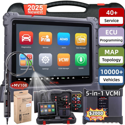 Autel MaxiSys Ultra 2025 OBD2 Scanner with MV108 & 5-in-1 VCMI