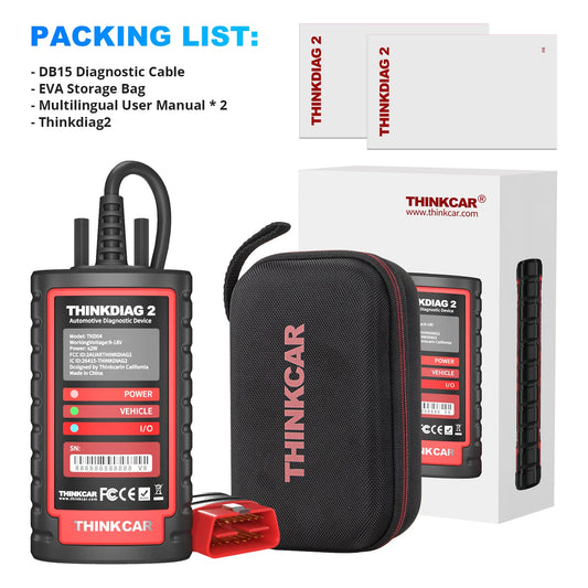 Thinkdiag2 OBD2 Scanner with ECU Coding & 15 Reset Functions
