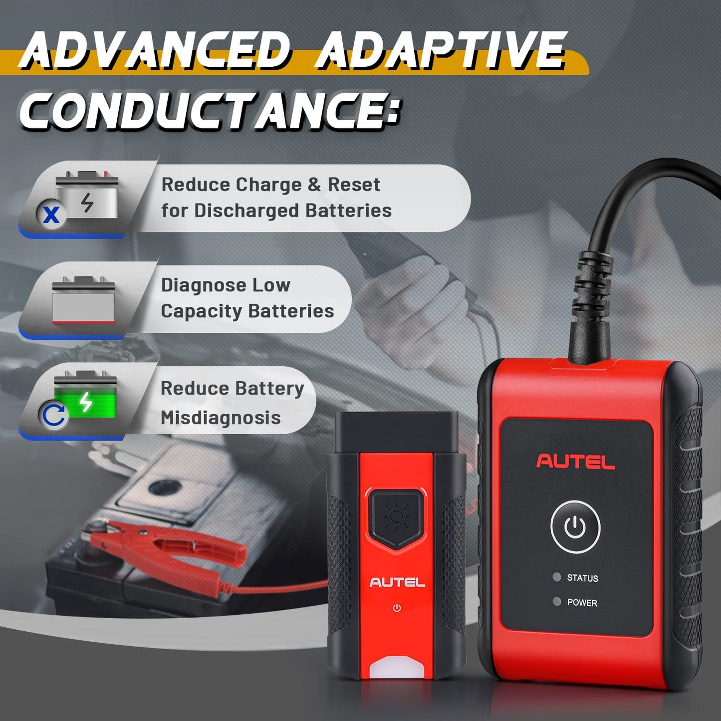 Autel MaxiBAS BT508 Car Battery Tester 6V/12V Load & Charging System