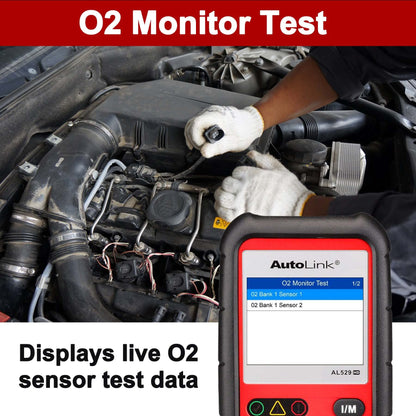 Autel AutoLink AL529HD Heavy Duty OBD2 Scanner with VIN & Live Data