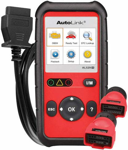 Autel AutoLink AL529HD Heavy Duty OBD2 Scanner – Truck Code Reader