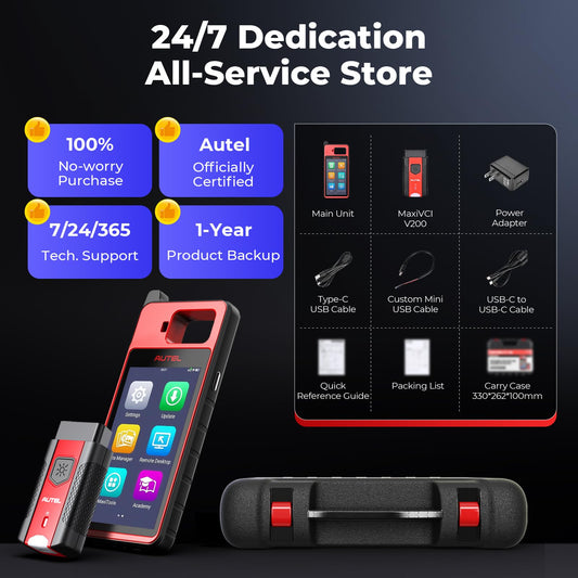Autel K-M100E Key Programmer 2025 | Built-in APB112 & OBD Learning