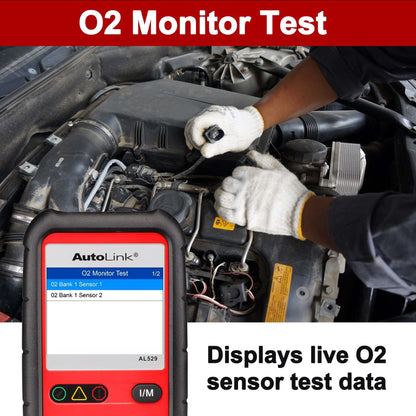 Autel AutoLink AL529 OBD2 Scanner - Advanced Code Reader & Live Data