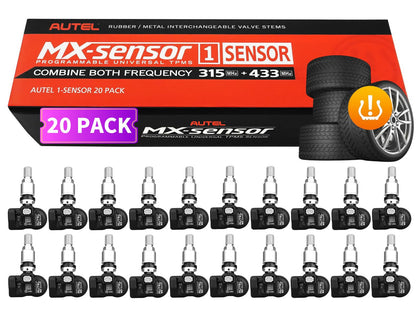 Autel MX-Sensor TPMS 20pcs – 2in1 315MHz/433MHz Tire Sensors