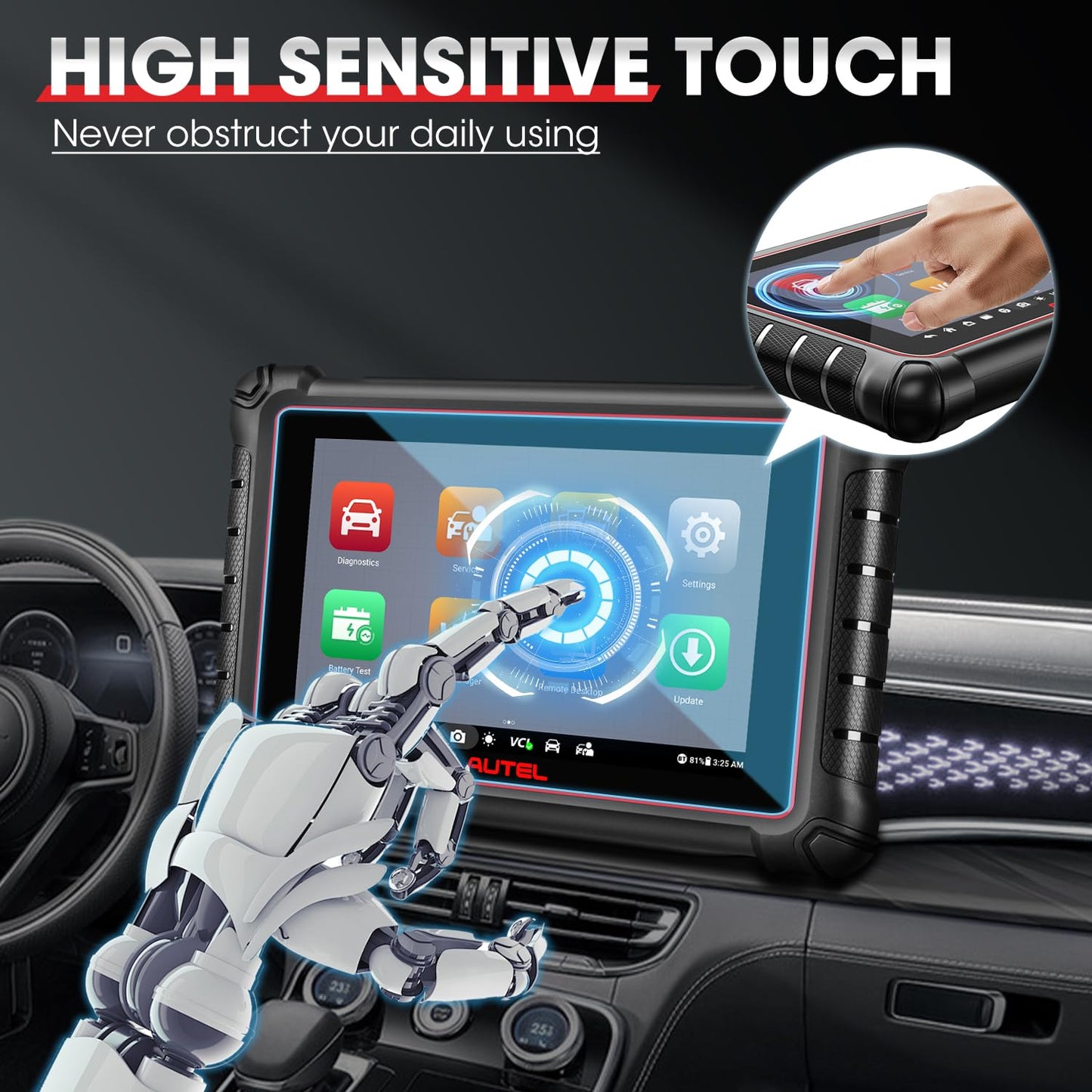 Autel 8" Screen Protector for MK900, MX900, MP900 Series