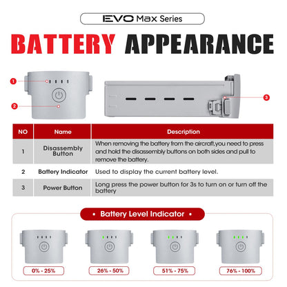 Autel EVO Max 4T Drone Battery – 8070mAh, 42 Min Flight
