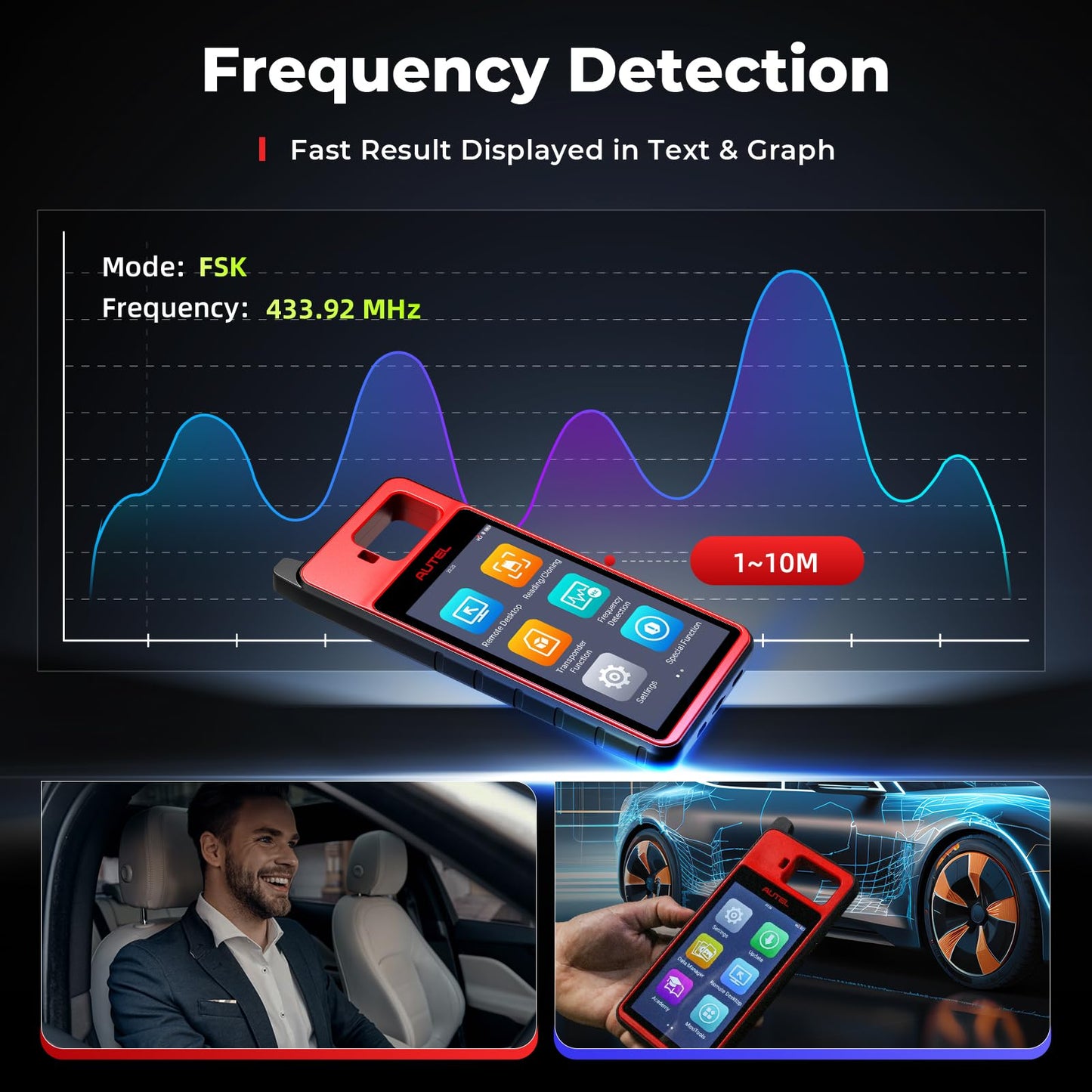 Autel K-M100E Key Programmer 2025 | Built-in APB112 & OBD Learning