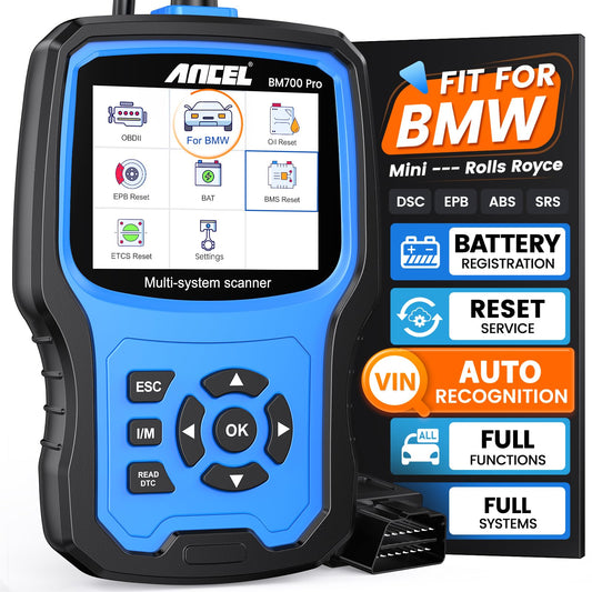 ANCEL BM700 PRO BMW Scanner with Auto VIN & Full System Diagnostics