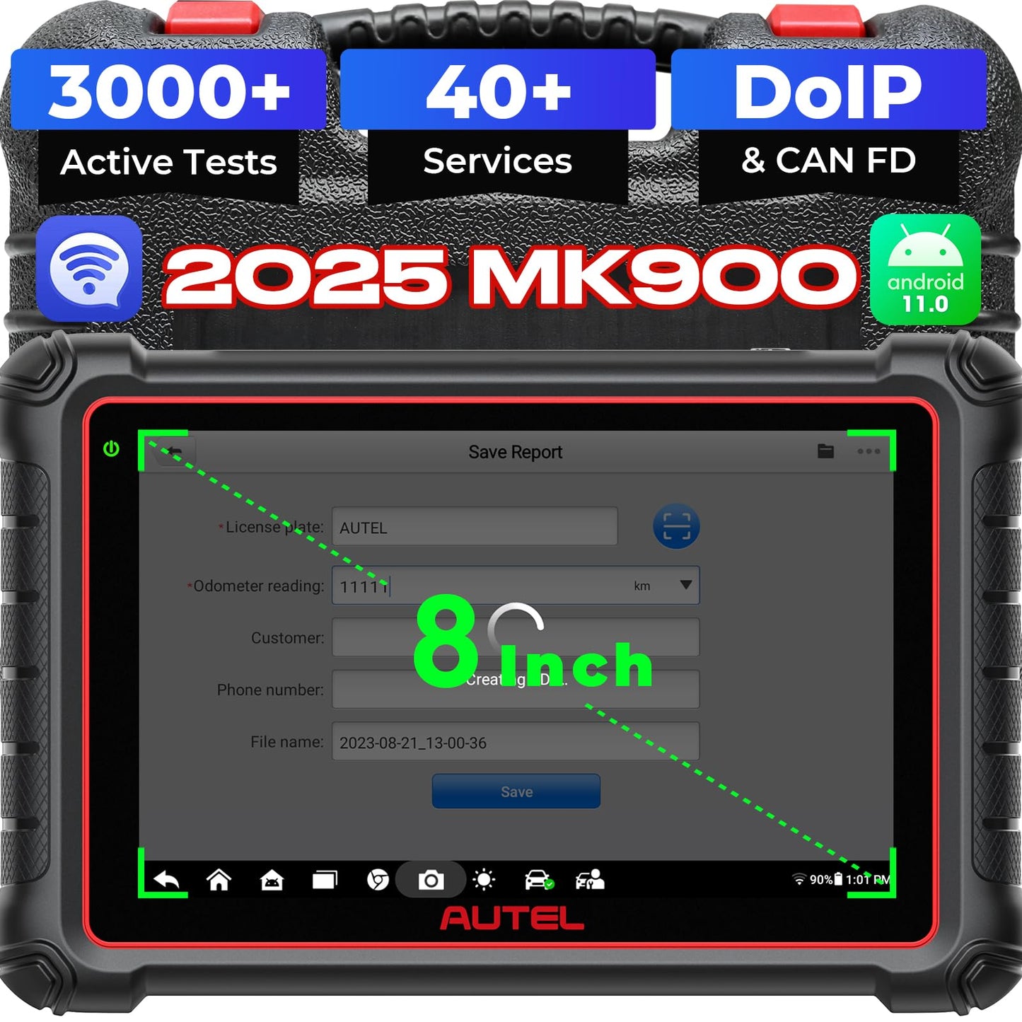 Autel MaxiCOM MK900 OBD2 Scanner | 2025 Bidirectional Tool