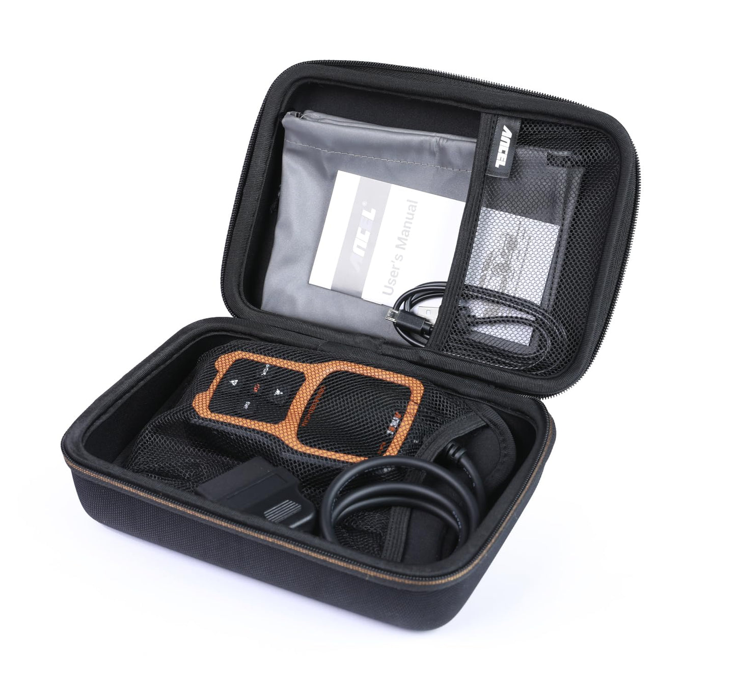 ANCEL Large Protective Case for OBD2 Scanner & Diagnostic Tools - Durable Storage Box