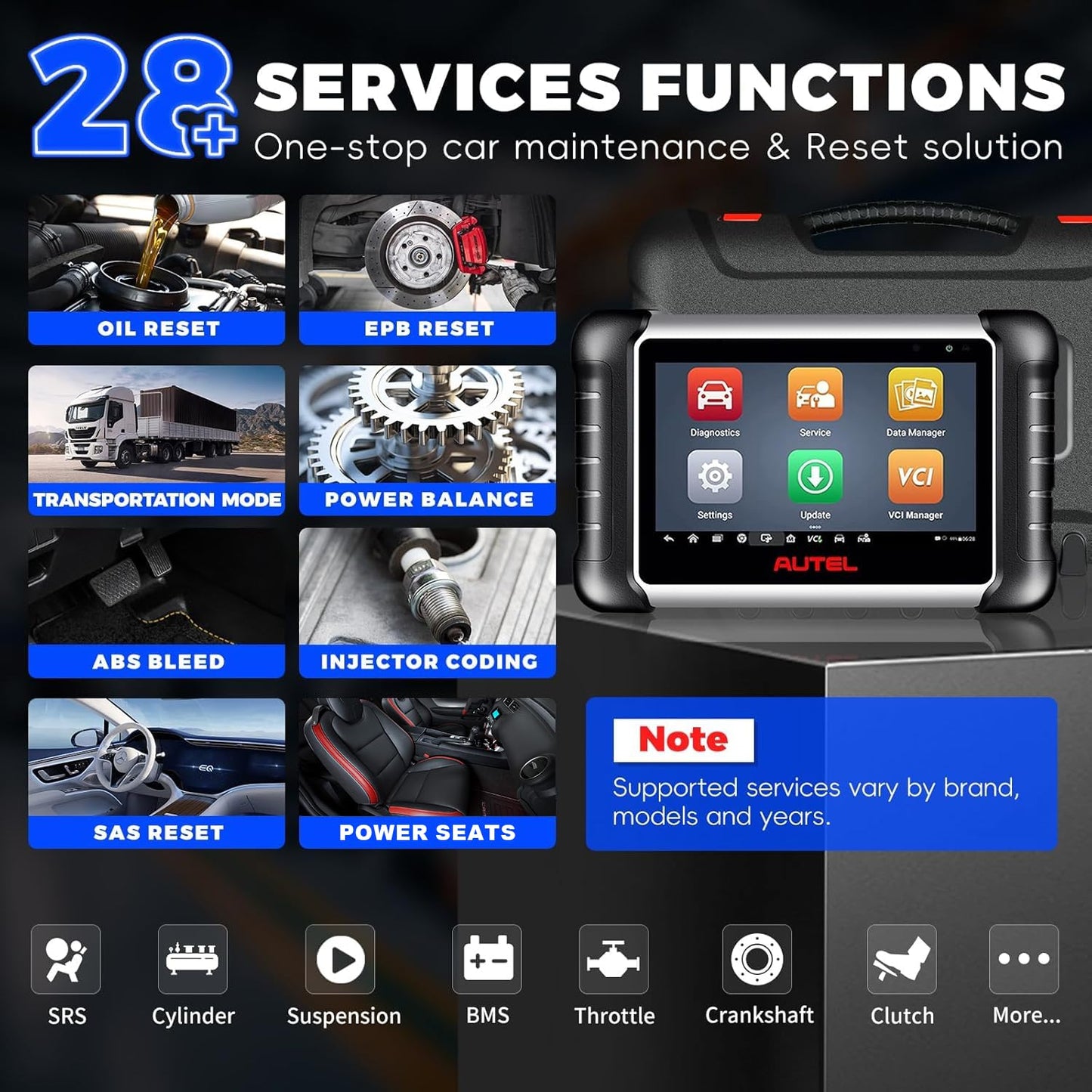 Autel MaxiCOM MK808Z OBD2 Scanner – 2025 Bidirectional Tool
