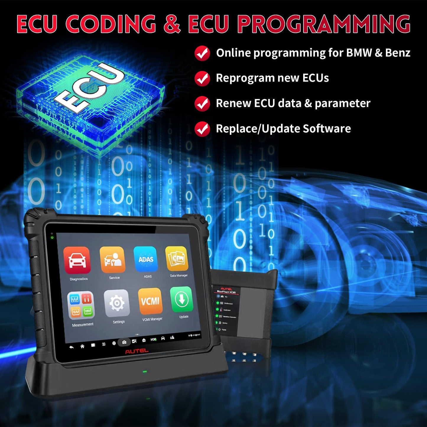 Autel MaxiSys Ultra 2025 – Full System ECU Scan Tool + 5-in-1 VCMI