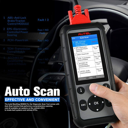 Autel MaxiDiag MD806 PRO OBD2 Full Systems Diagnostic Scanner
