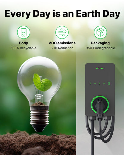Autel Level 2 EV Charger 40A – NEMA 14-50, 240V Indoor/Outdoor