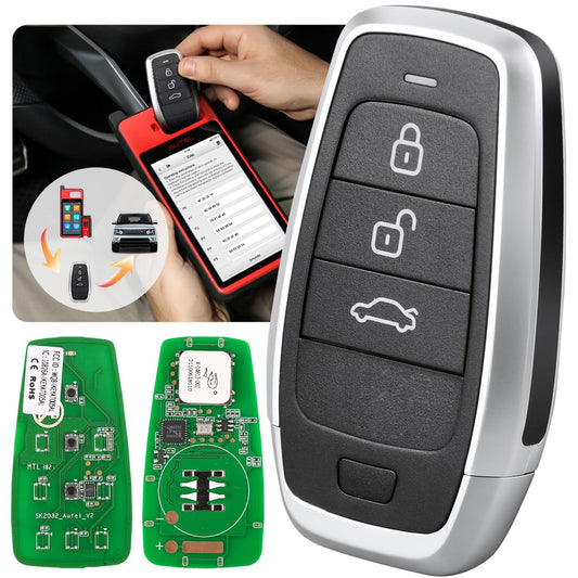 Autel Programmable Universal Blank Key Fob 3-Button for 700+ Cars