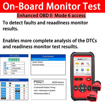 Autel AutoLink AL529HD 2024 Heavy Duty Truck OBD2 Code Reader