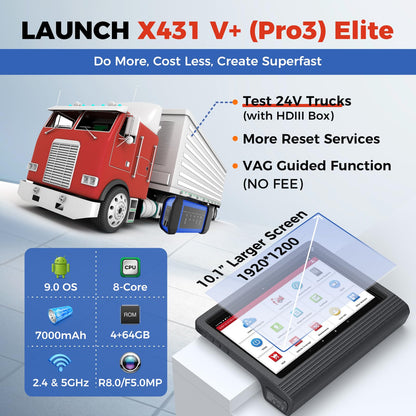 LAUNCH X431 V+ Pro3 Elite 2025 – Bi-Directional Scan Tool