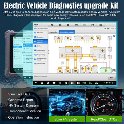 Autel MaxiSys Ultra EV Scanner – 2025 High-Voltage Diagnostics Tool