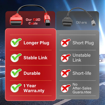 Autel Euro 5 6-Pin OBD Adapter for Motorcycle Diagnostics