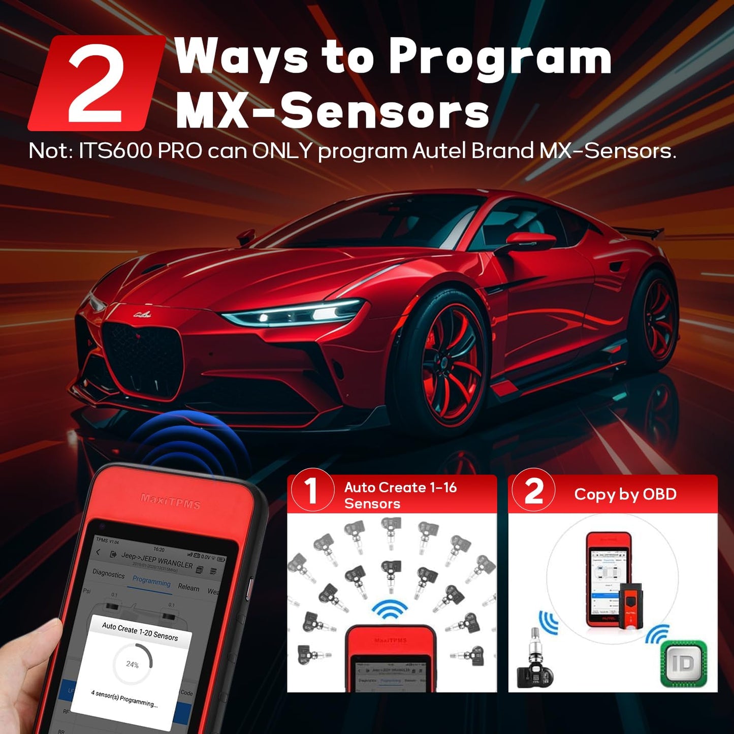 Autel MaxiTPMS ITS600Pro – TPMS & Full System Diagnostic Tool
