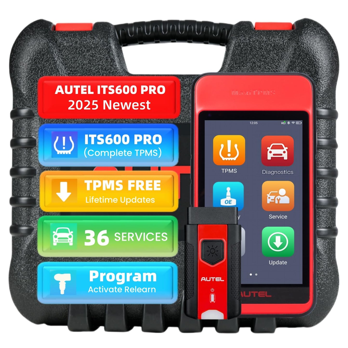 Autel MaxiTPMS ITS600Pro – TPMS & Full System Diagnostic Tool