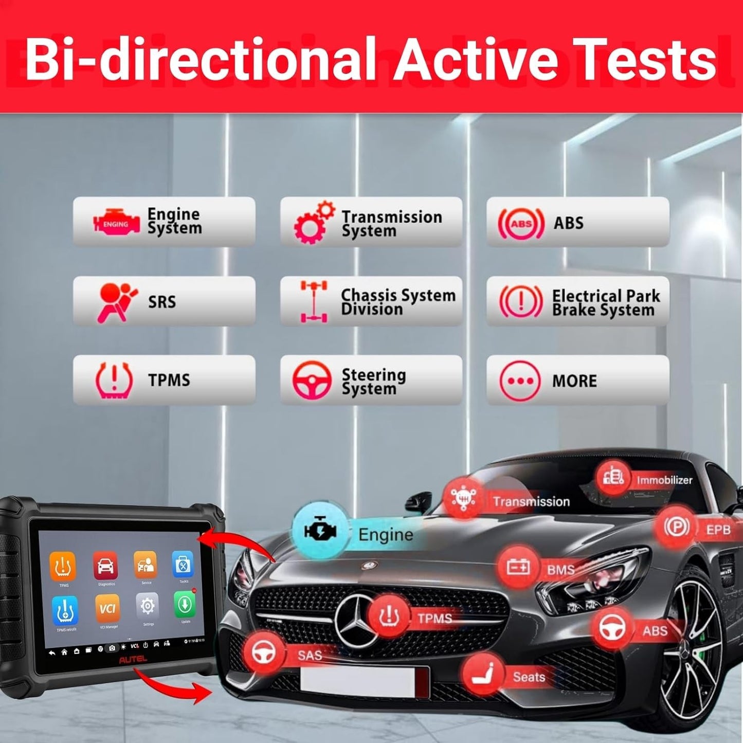 Autel MaxiTPMS TS900 Kit with 4 MX Sensors & Full TPMS Functions