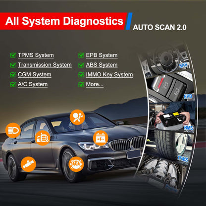 Autel MS906 Pro-TS Scanner – Full TPMS & ECU Coding Tool
