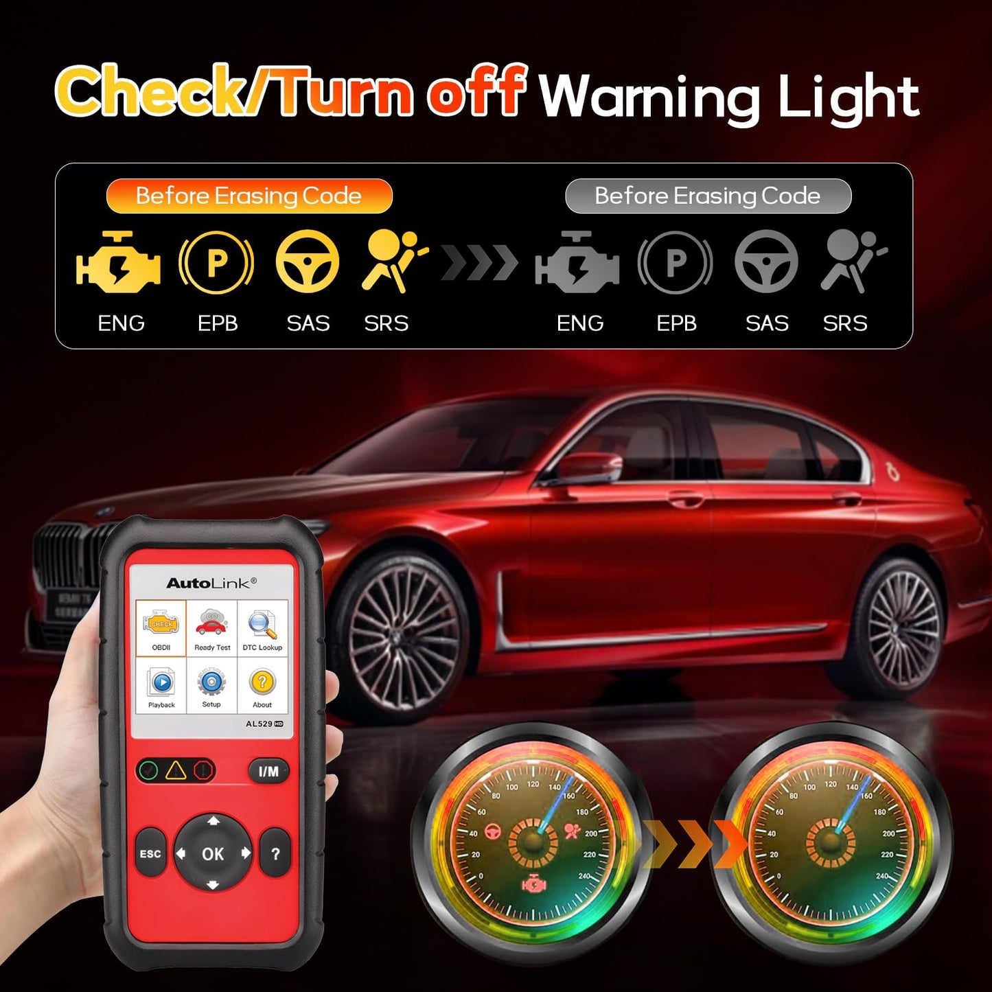 Autel AutoLink AL529HD OBD2 Scanner for Cars & Trucks – AutoVIN