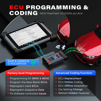 Autel MaxiSYS Elite II Pro 2025 Scanner with J2534 & 40+ Services