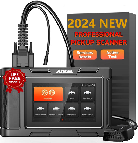 ANCEL HD3500 Plus Diesel Truck Scanner for Ford, RAM, Chevy, GMC