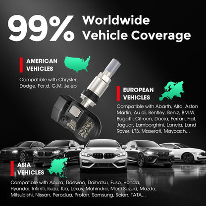 Autel 2-in-1 TPMS Sensors 20-Pack | 315MHz & 433MHz Programmable