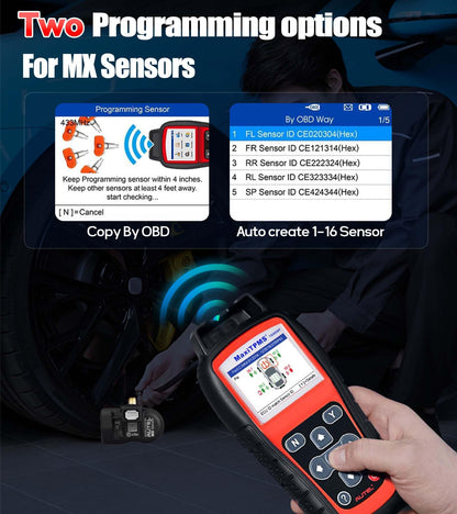 Autel MaxiTPMS  TS508WF TPMS Tool – WiFi, MX Sensor Programming, OBD Relearn