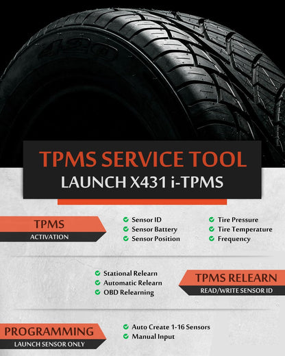 LAUNCH X431 i-TPMS Tire Pressure Tool 2025