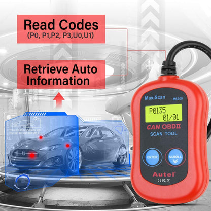 Autel MS300 OBD2 Code Reader – Check Engine Light Tool