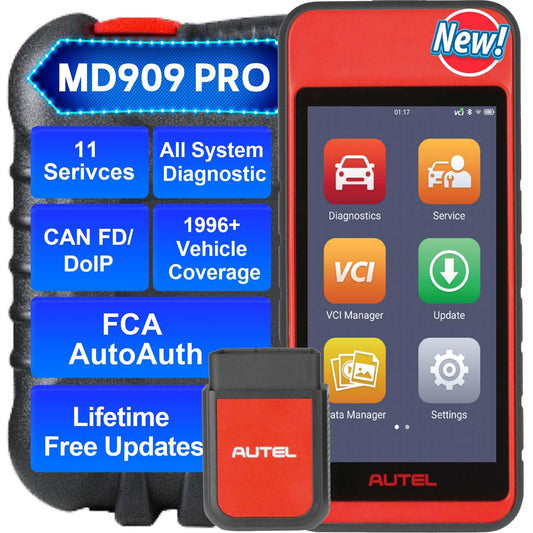 Autel MaxiDiag MD909 PRO Scanner – Full-System Wireless OBD2 Diagnostic Tool