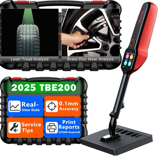 Autel MaxiTPMS TBE200 Tire Tread & Brake Disc Laser Examiner – 2025
