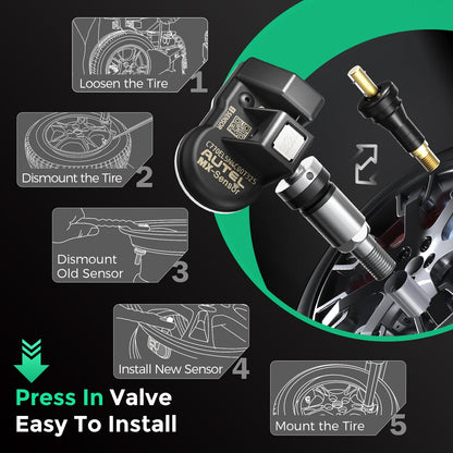 Autel 2-in-1 TPMS Sensors 20-Pack | 315MHz & 433MHz Programmable