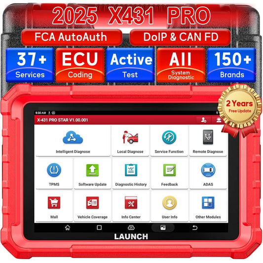 Launch X431 PRO Star – Advanced OBD2 Scanner with ECU Coding