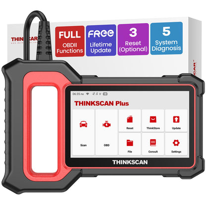 ThinkScan Plus S4 OBD2 Scanner – 5 System Code Reader
