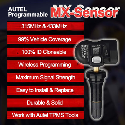 Autel MX-Sensor TPMS 2-in-1 Tire Sensor (315MHz + 433MHz)