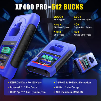 Autel IM508S Pro + XP400 Pro Scanner – All-System Key Programming Tool