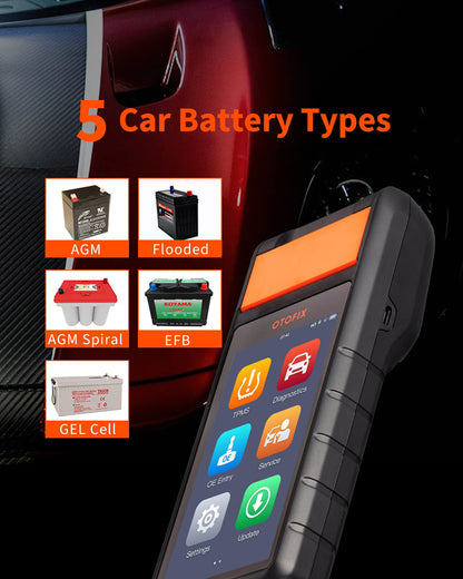 OTOFIX BT1 Battery Tester & Diagnostic Scanner with Printer & VCI