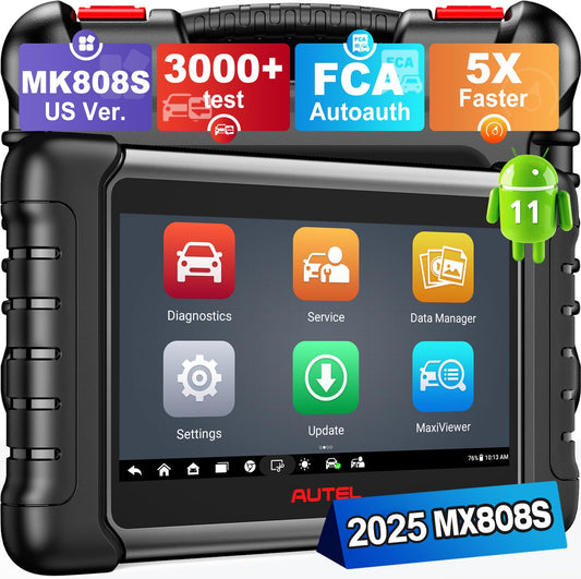 Autel MaxiCheck MX808S OBD2 Scanner – 2025 Bidirectional Tool