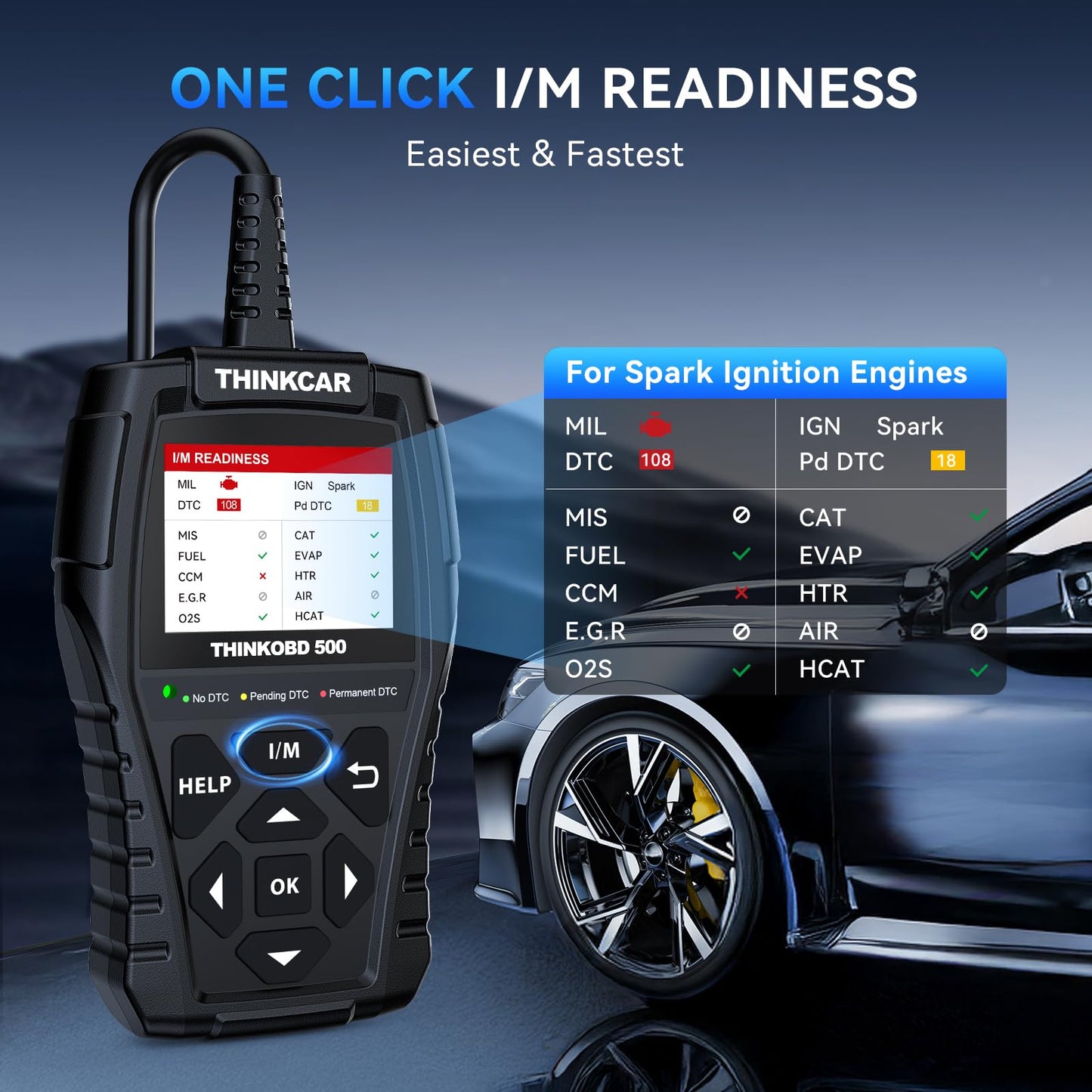 ThinkOBD 500 OBD2 Scanner – Full Diagnostics & Code Reader