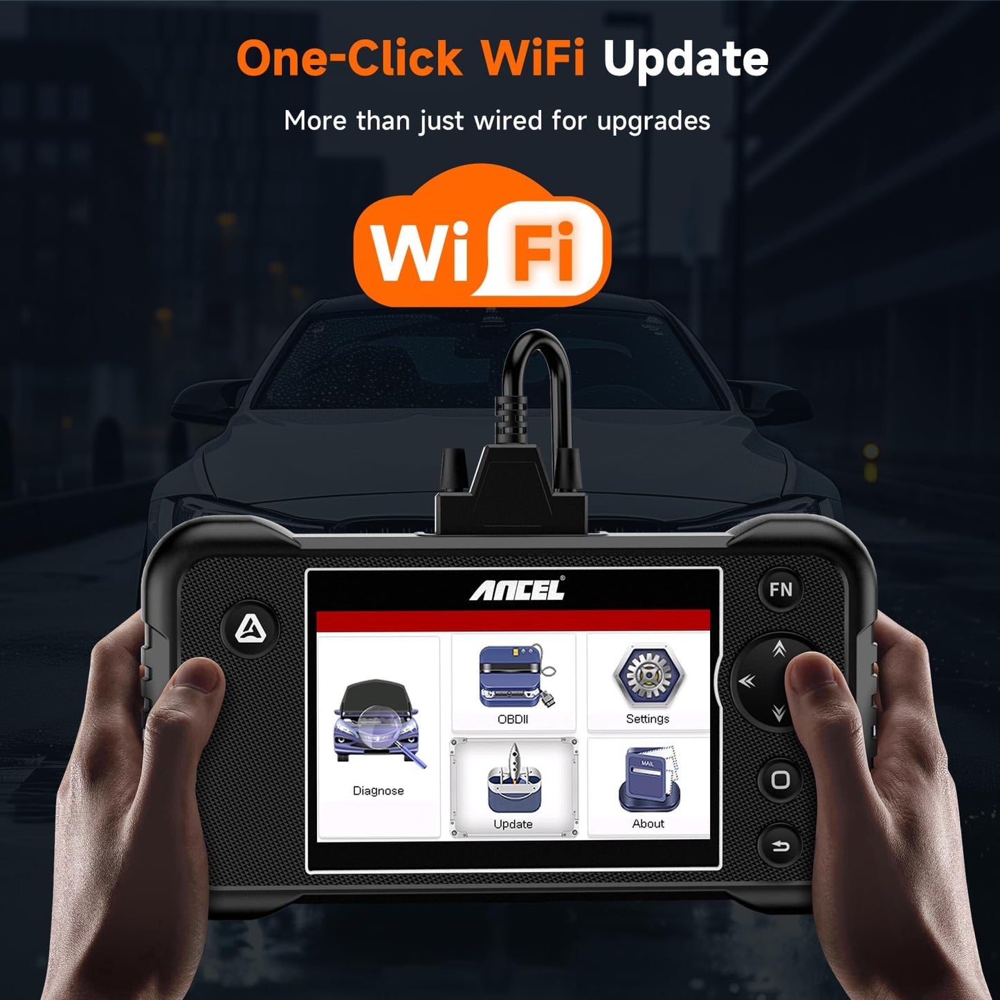 ANCEL FX3000 Elite OBD2 Scanner – Engine, ABS, SRS & Transmission Diagnostic Tool