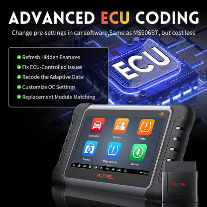 Autel MP808Z-TS Scanner with ECU Coding & TPMS Functions