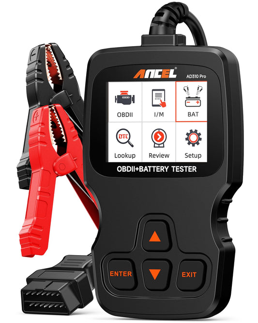 ANCEL AD310 Pro OBD2 Scanner & 12V Battery Tester with Bluetooth