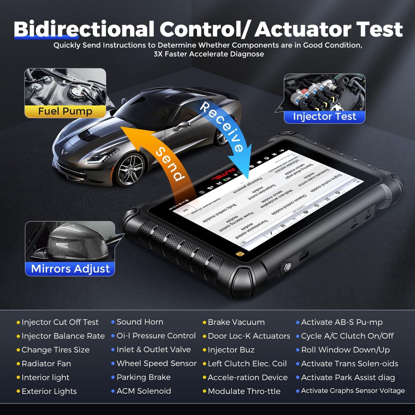 Autel MaxiCheck MX900TS 2025 TPMS & Diagnostic Scanner
