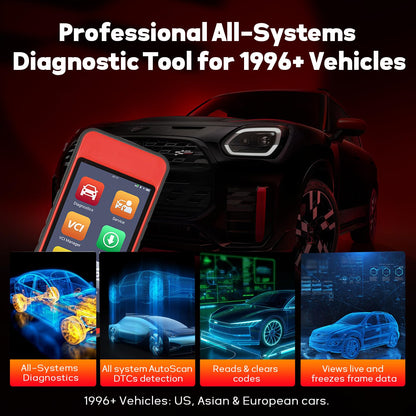 Autel MaxiDiag MD909 Pro – 2025 OBD2 Scanner with All-System Diagnostics & 11+ Services